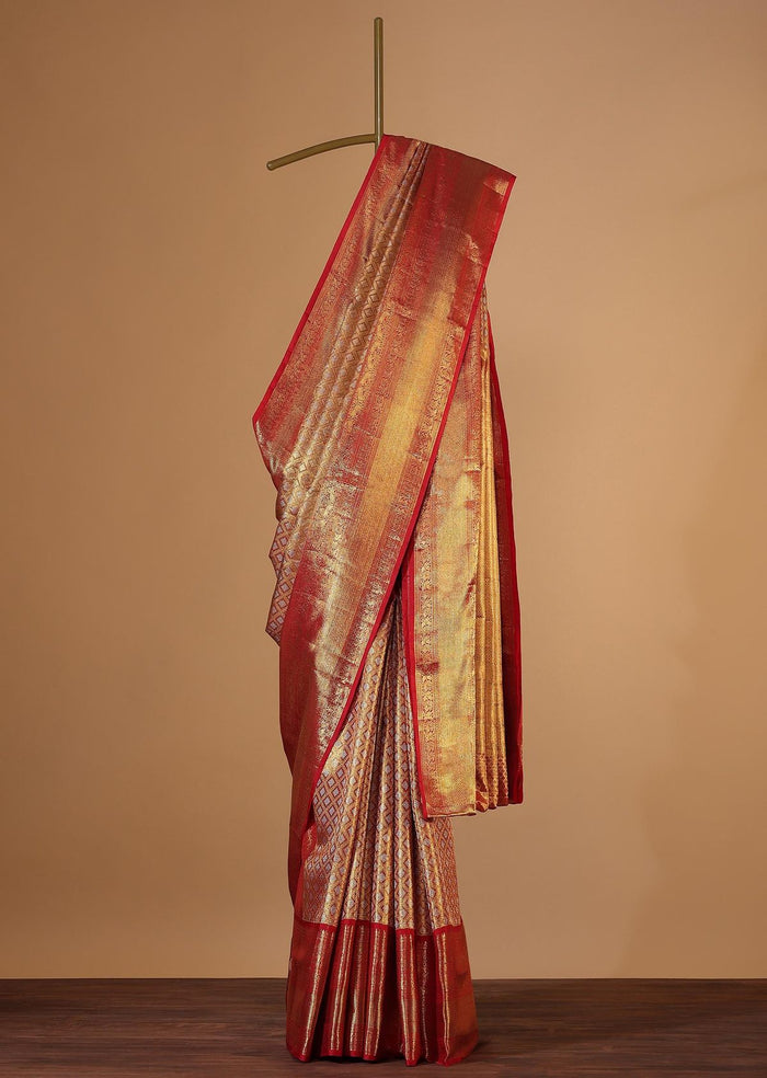 Chanderi Handwoven Handloom Pure Silk Saree 1
